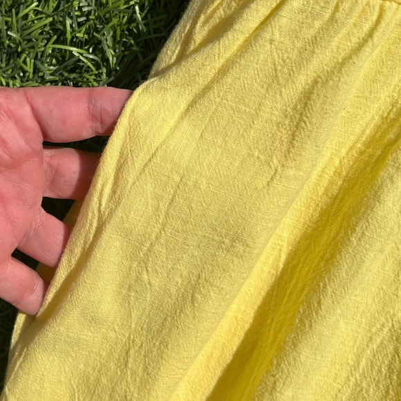 NWOT-FancyInn brand yellow tiered dress with pockets 💛 - Picture 3 of 7